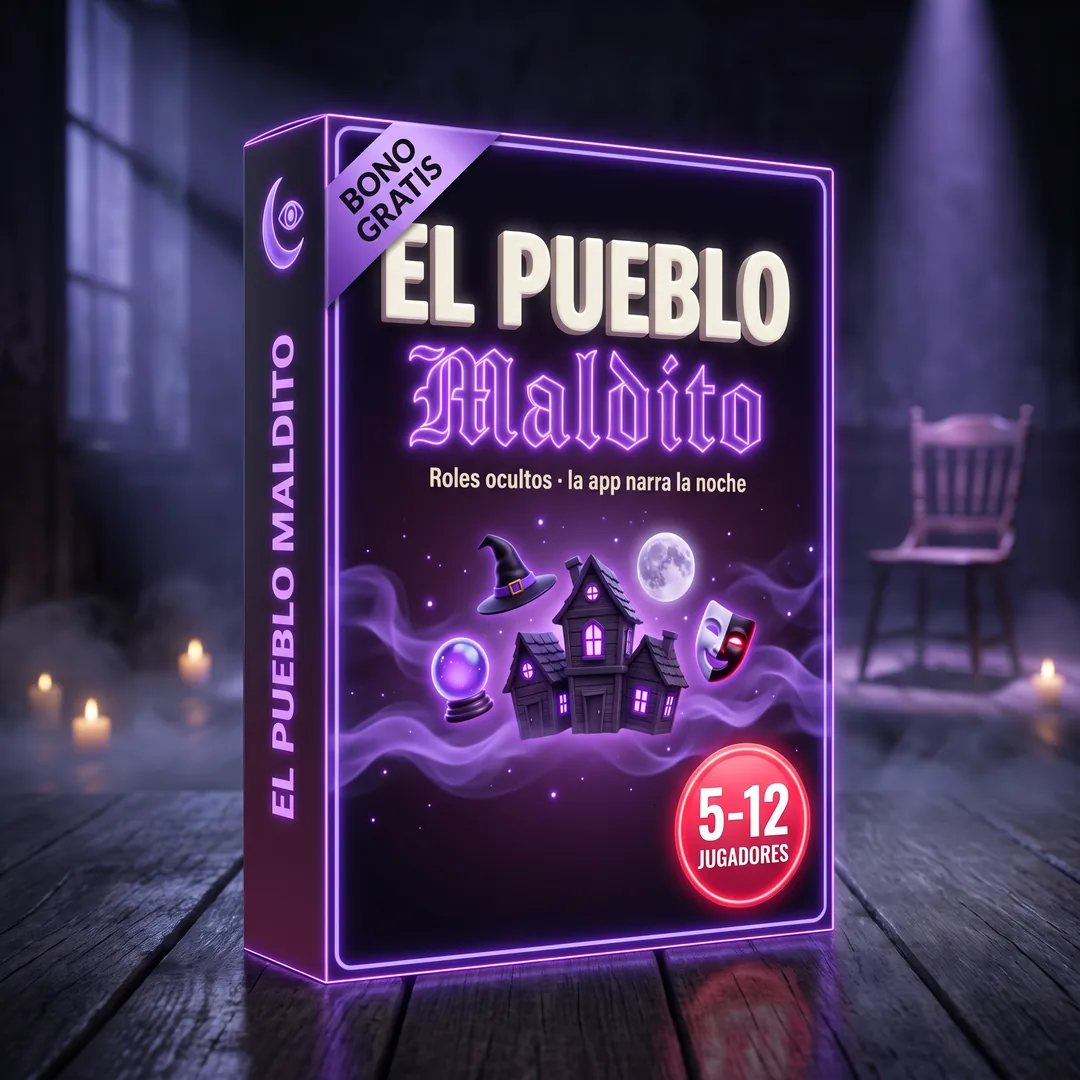 Bono 1: El Pueblo Maldito, juego de roles ocultos de 5 a 12 jugadores